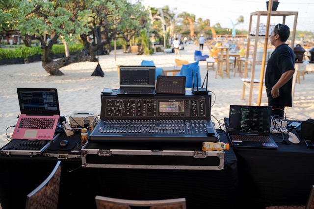 Airtrunk welcome dinner event organized by Helvetica Events in Bali